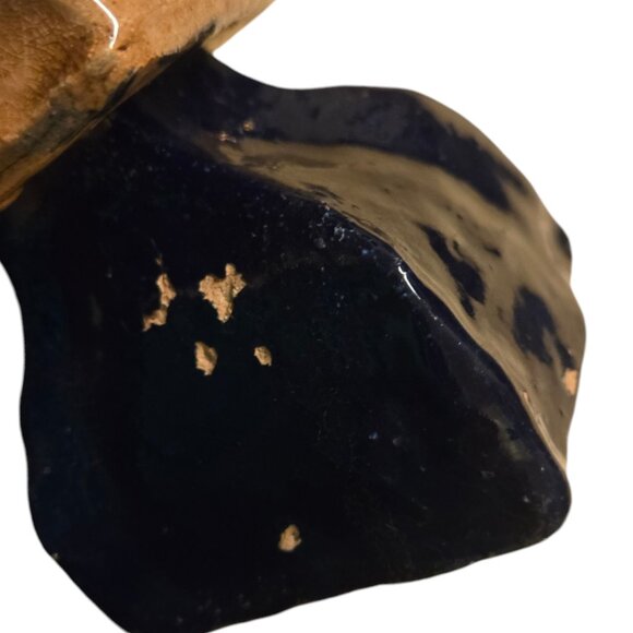 Golden Tongue Abstract Sculpture Handcrafted Vase Vessel OOAK Modern Art - Picture 13 of 16